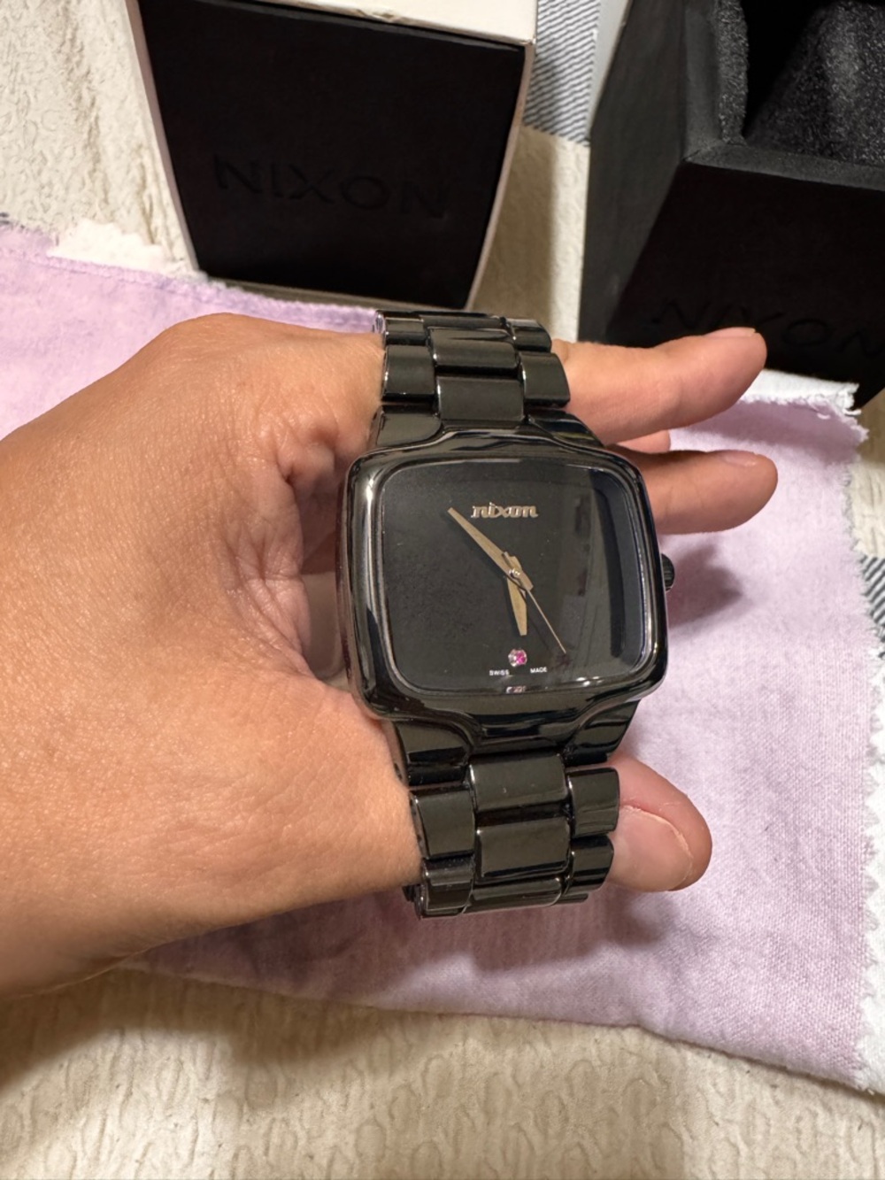 NIXON Black Ceramic Player Automatic
Watch literally new